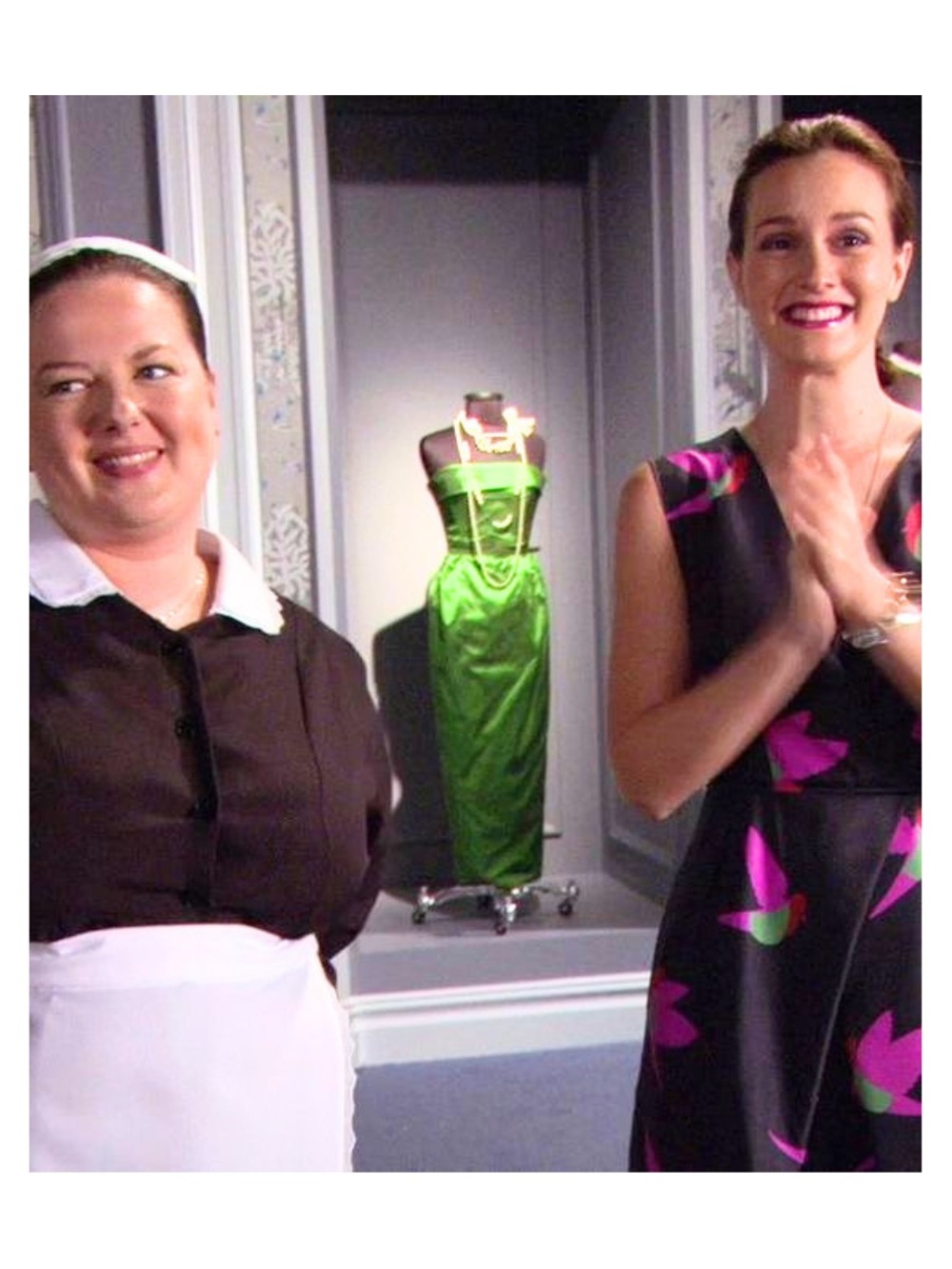 ASO Blair Waldorf in Gossip Girl NWT Marc by Marc Jacobs Bird Print Dress Size 6 - Picture 8 of 9